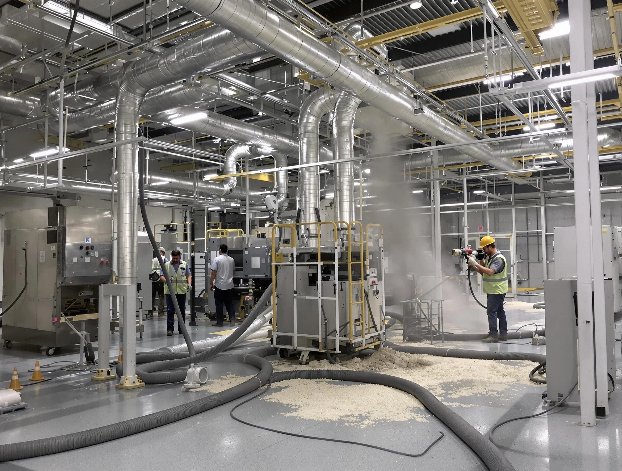 Heavy-duty industrial duct cleaning by Johnston Air Duct Cleaning in Johnston