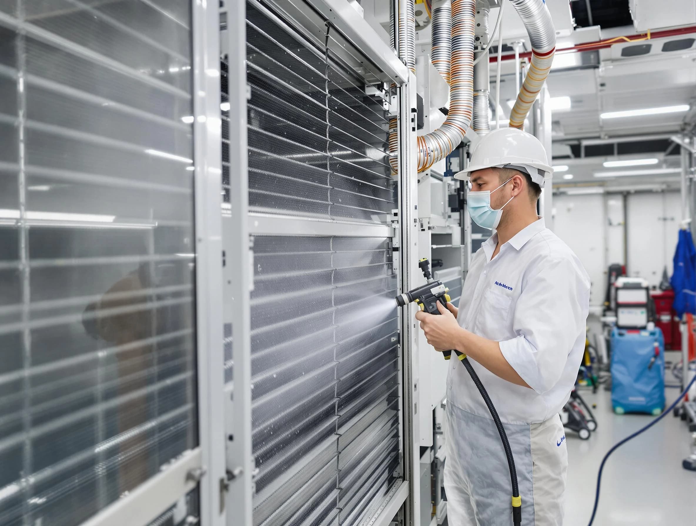 Professional AC coil cleaning by Johnston Air Duct Cleaning in Johnston